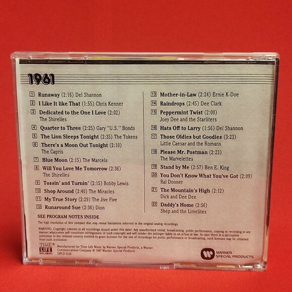 The Rock N Roll Era 1961 CD 1987 - Picture 2 of 8